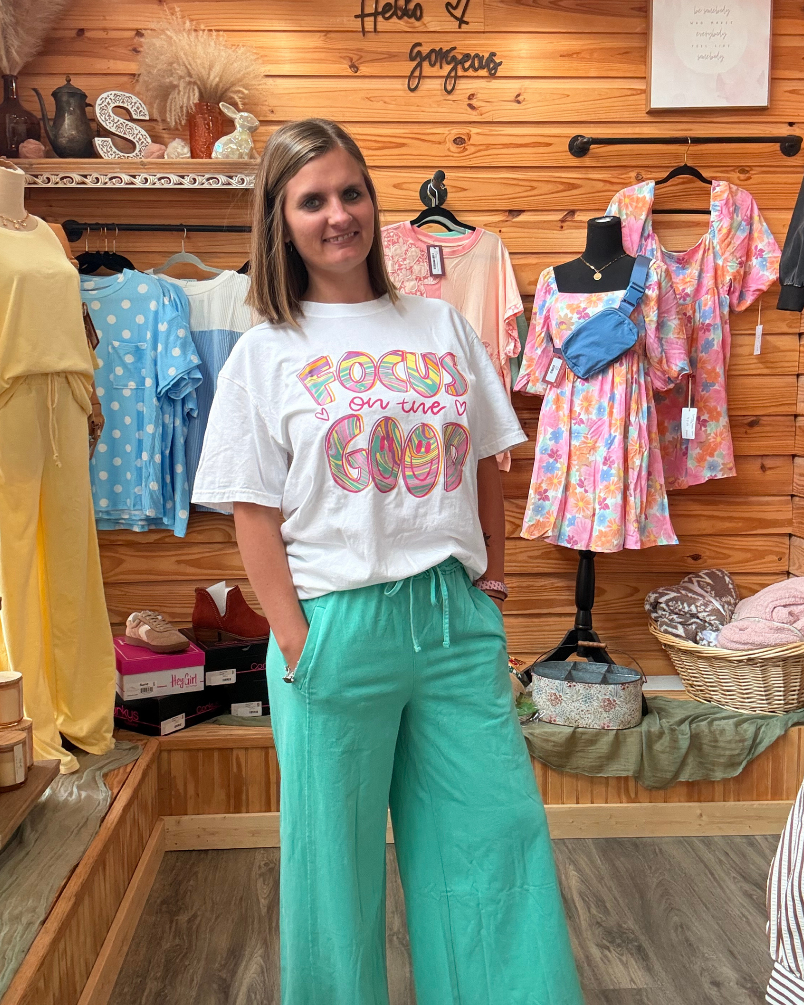 Mineral Wash Drawstring pants