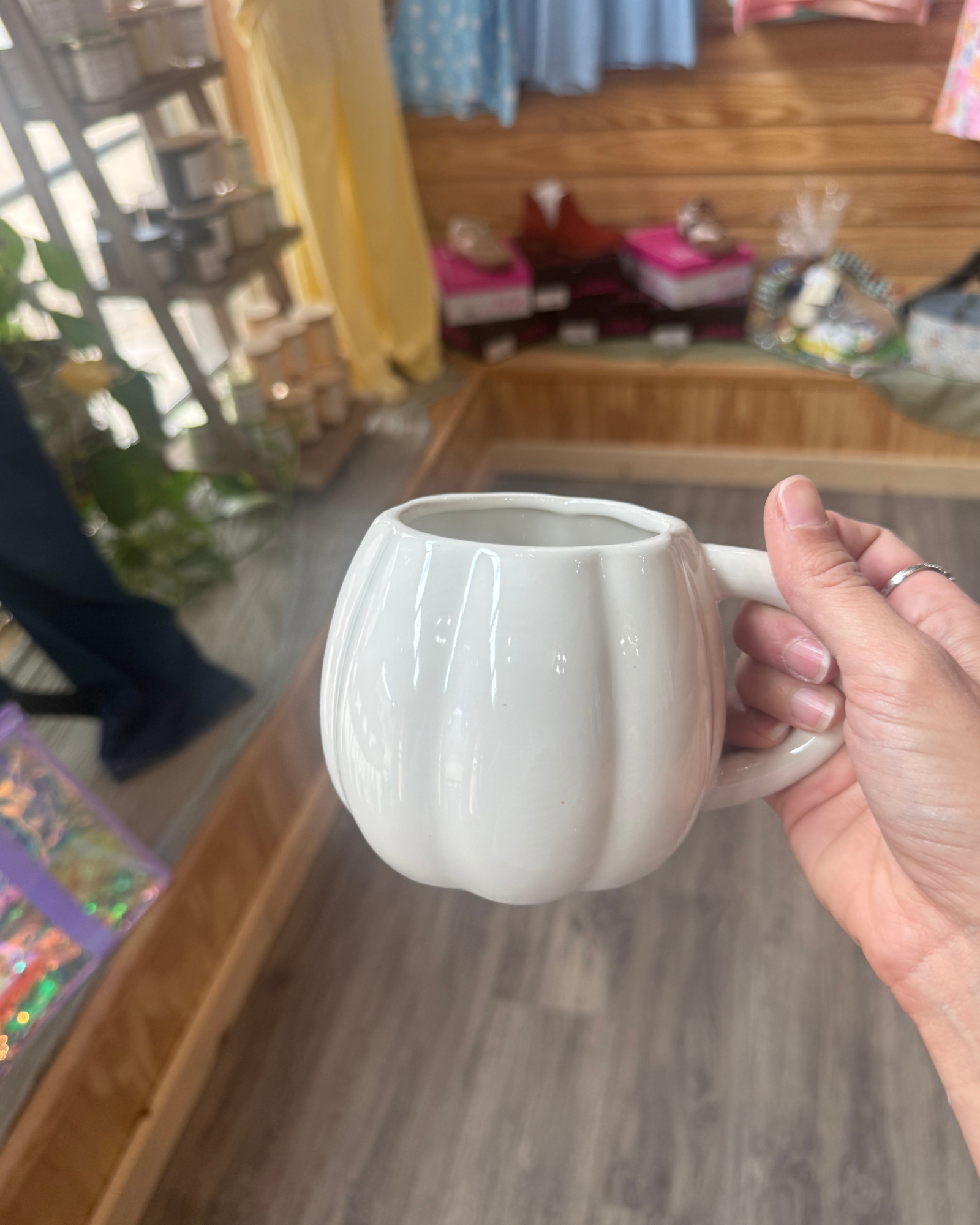 Cream Pumpkin Coffee Mug