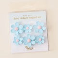 Daisy Delight Blue Flower Magnet Set – 6-Pack Heavy-Duty Floral Decor