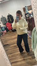 Gizel Cream Sweater