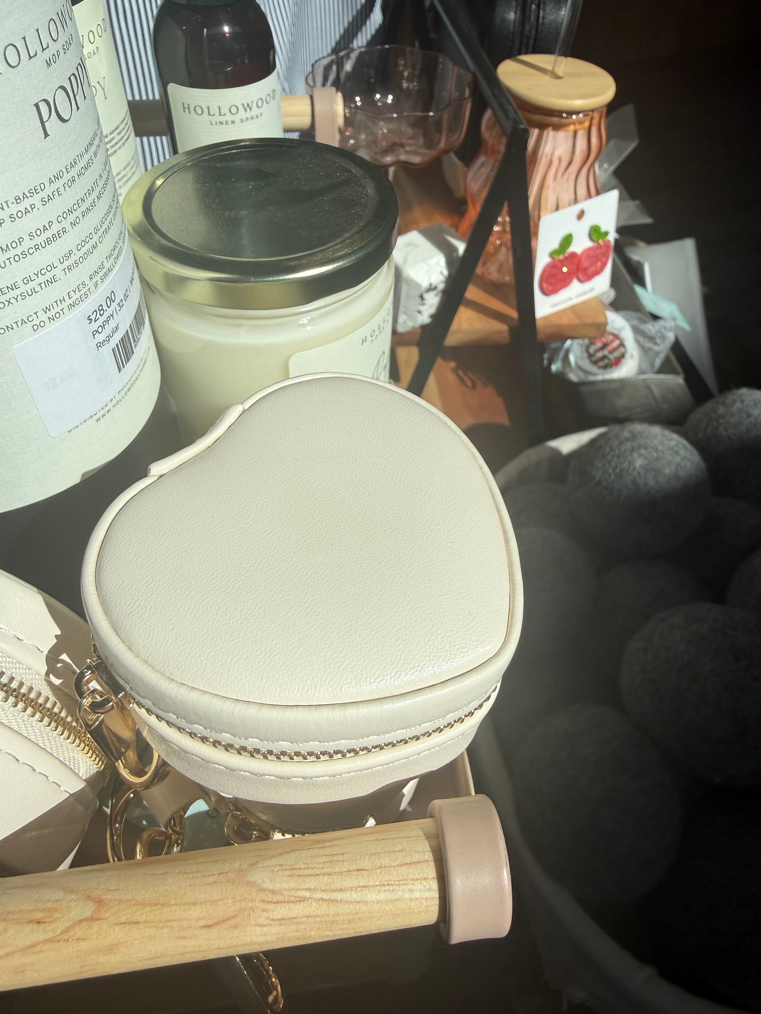 The Mini Heart Jewelry Box Keychain & Portable Bag Charm