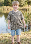 Mossy Oak Washed Out Bottomland Camo Tee – Relaxed Vintage Fit (YOUTH)