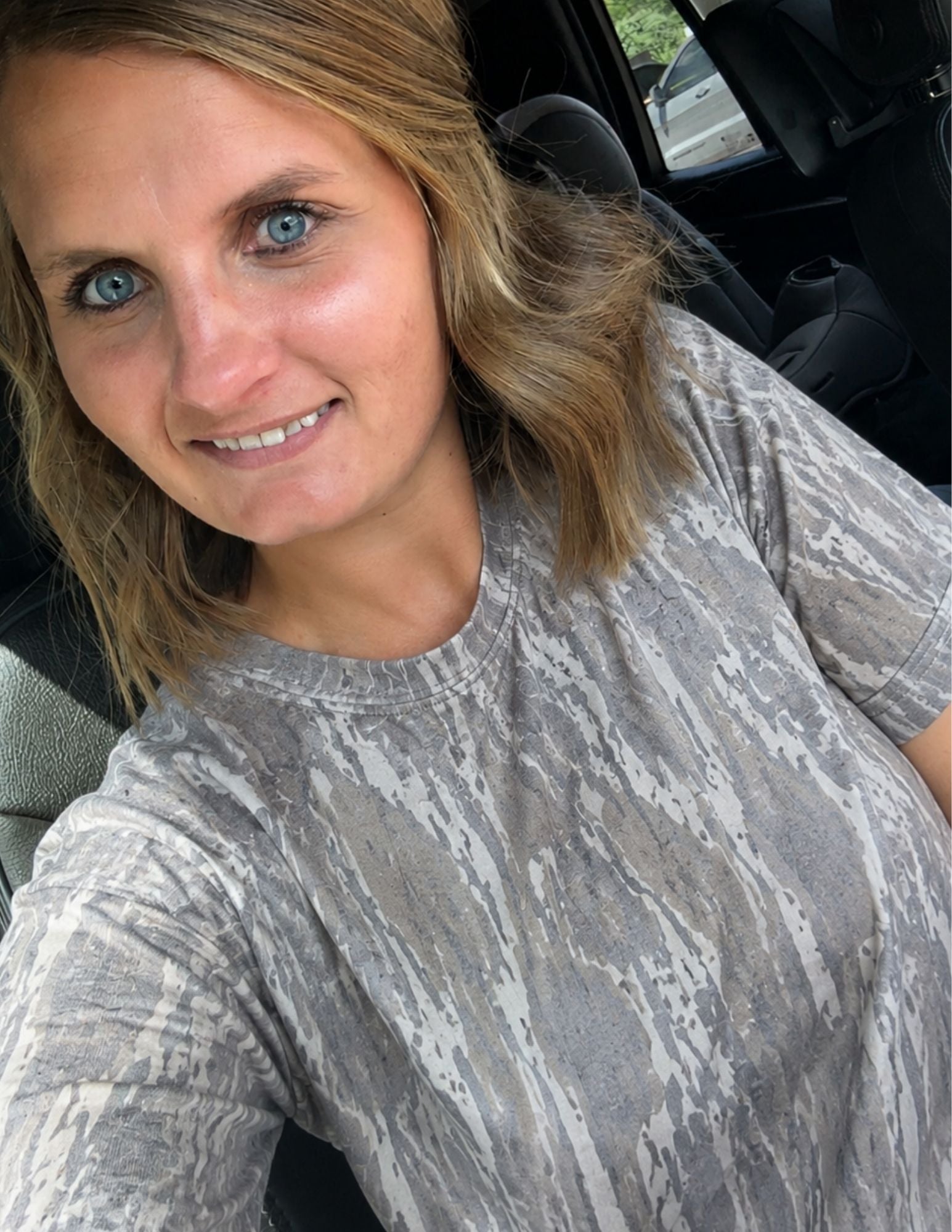 Mossy Oak Washed Out Bottomland Camo Tee – Relaxed Vintage Fit