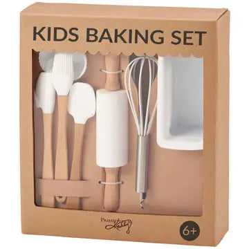 Little Bakers’ 12-Piece Silicone & Wood Holiday Baking Set
