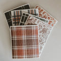 Fall Pattern Swedish Dishcloths, Set of 6