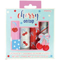 Cherry on Top 5-Piece Lip Balm Set – Strawberry & Vanilla Hydration