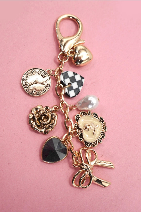 Luxury Handbag Charm | Chic Keyring & Backpack Accessory