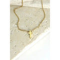 Dainty Cross Necklace – Petite Minimalist Pendant for Women
