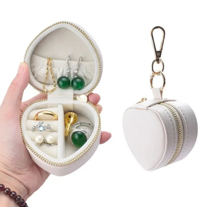 The Mini Heart Jewelry Box Keychain & Portable Bag Charm