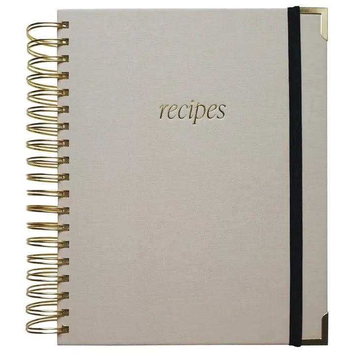 Heirloom Blank Recipe Book - Spiral Bound Kitchen Organizer with Gift Box