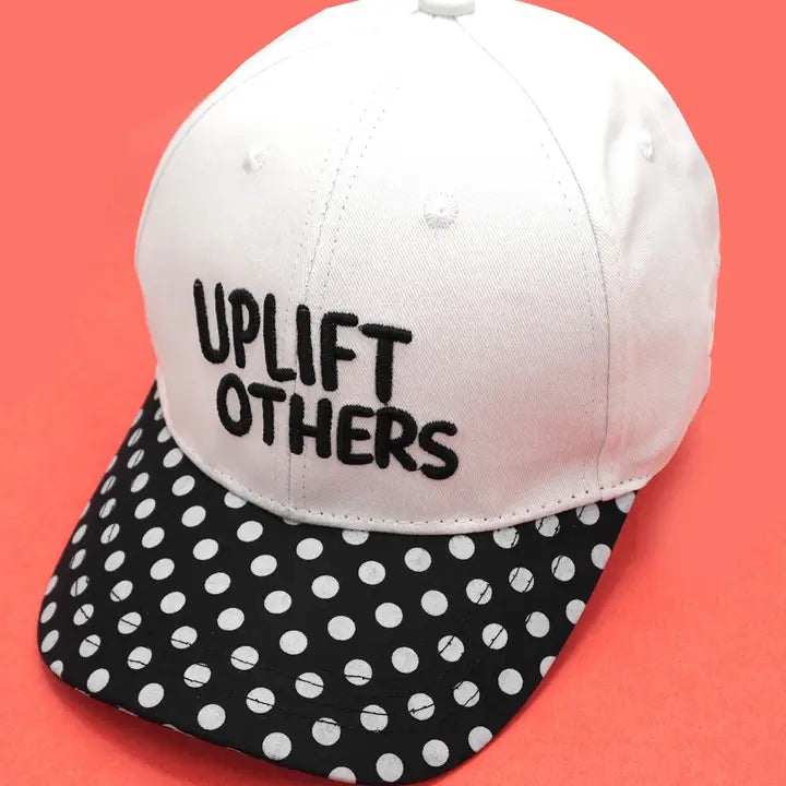 "Up Lift Others" Polka Dot Cap