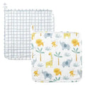 Premium Cotton Muslin & Terry Baby Washcloth Set (2-Pack)