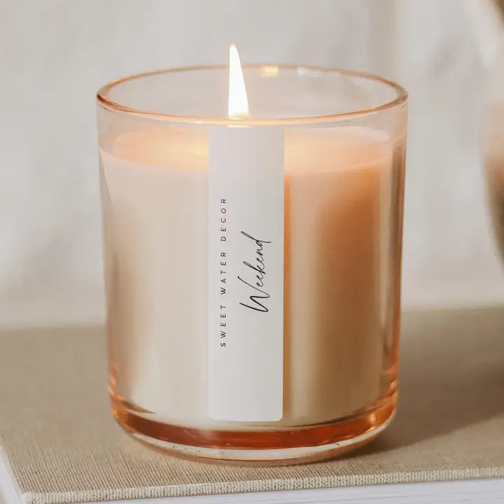 Weekend Luxury Scented Candle | Amber, Sage & Oakmoss 12oz